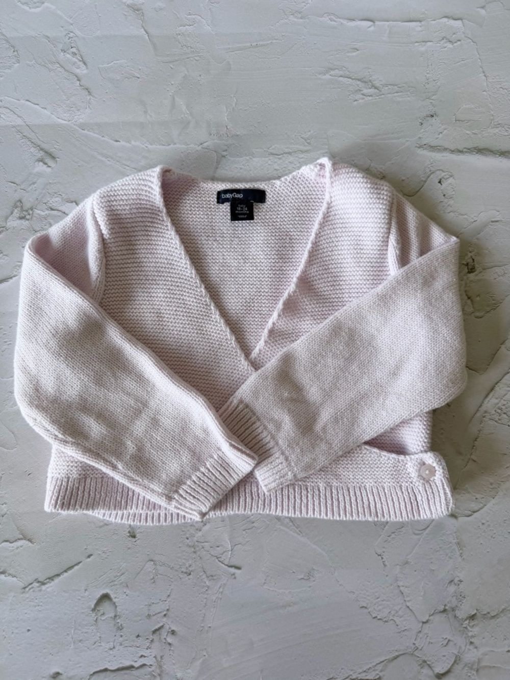 Baby Gap Girls’ Lilac Knit Ballet Style Sweater Cardigan